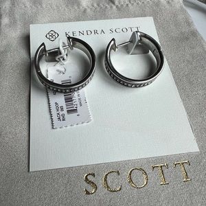 Kendra Scott Jack hoops in silver